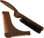 ZKMAGIC Kit Barbeiro (Escova Barba/Pente Modelor) Eco Line Marilu