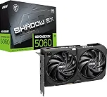 Placa de Video MSI RTX 5060 Shadow 2X OC, 8GB, GDDR7-912-V537-037