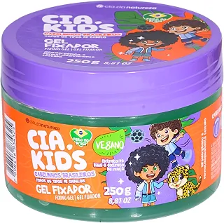 Gel fixador infantil, Cia. da Natureza, Cabelinhos Brasileiros, 250ml