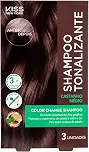 Shampoo Tonalizante Kiss New York Color Change, Castanho Médio