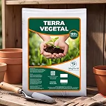 Terra Vegetal Mogifertil 20Kg Adubo Orgânico Para Jardim, Vasos e Hortas