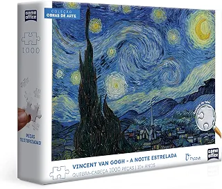 Toyster - Quebra-cabeça: Vincent Van Gogh - A Noite Estrelada - 1000 peças - Game Office