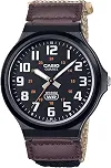 Série MW240 | Relógio masculino de quartzo | 50M WR | Caixa grande de resina | Vidro de resina | Pulseira de resina | Números arábicos grandes | Relógio analógico | Tela fácil de ler | Bateria