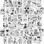 WOONKIT Pôsteres de Anime para Estética de Quarto e Decoração de Dormitório, Painéis de Mangá, Kit de Colagem de Parede, Pacote MHA