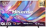 Hisense Smart TV 4K Hi-QLED 65' Polegadas 65QD68SG Hi-QLED com Tela Antirreflexo, Dolby Atmos, Processador AI, HDR 10+, 4K Upscale e Google TV