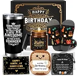 Presentes de aniversário para homens ideias engraçadas de presente de aniversário cestas exclusivas para ele feliz aniversário caixa de presente para homens que têm tudo legal conjuntos de aniversário