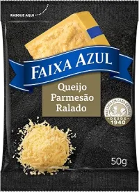 Queijo Parmesão Ralado Faixa Azul 50g