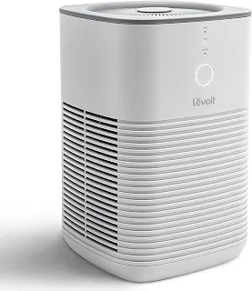 LEVOIT Purificador de ar para quarto doméstico, filtro de purificadores, limpador de quarto pequeno com esponja de fragrância para fumaça, alergias, pelos de animais de estimação, odor, removedor de