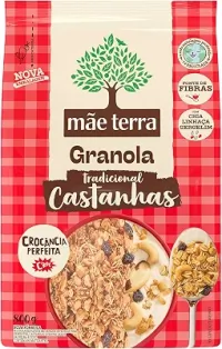Mãe Terra Granola Tradicional Castanhas Brasileiras 800G