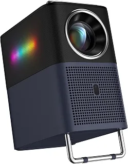 TCL Projetor A1 GTV, licenciado oficialmente pela Netflix, projetor externo portátil com Wi-Fi e Bluetooth, suporte nativo 1080p e 4K, foco automático, áudio de 16 W e Dolby Digital, tela de 120
