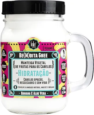 Bemdita Ghee Hidratação Banana 350g , Lola Cosmetics