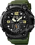 Relógio Masculino Invicta Digital Essentials 56 mm, ABS + PU, Preto, Não Aplicável, mostrador, SK221, Mecânico