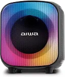 Caixa de Som PartyBox AIWA PB-07 Bluetooth 8H RGB USB TWS Preto